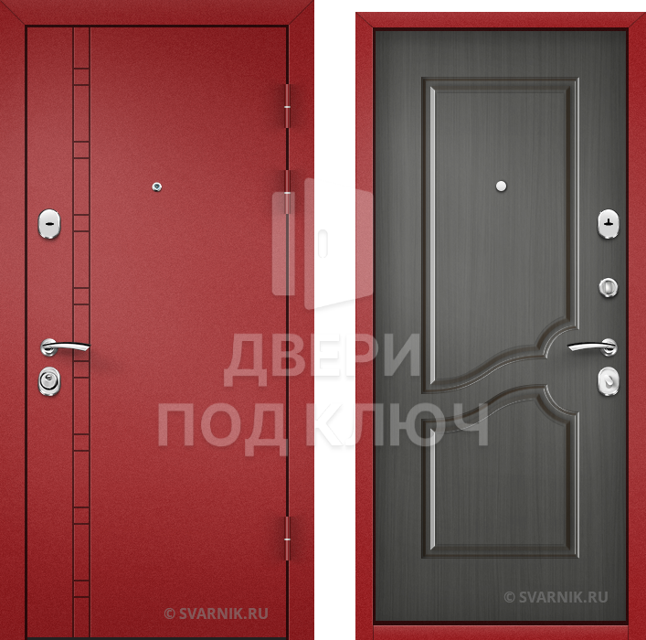 Входная готовая дверь на дачу ДПК-3055