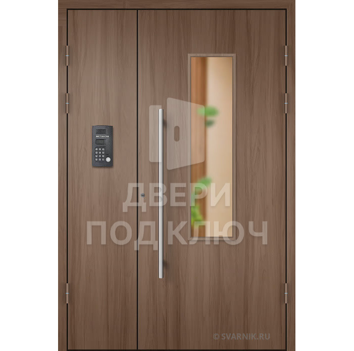 Подъездная дверь с МДФ 10 мм ДПК-13867